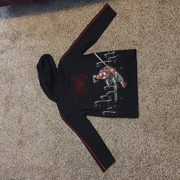 Spider-Man Miles Morales Hooded Tee - Picture 1 of 5